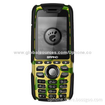 Cheapest GSM Mobile Phone with 2-inch LCD, Dual-SIM Card, Shock/Dust-proof